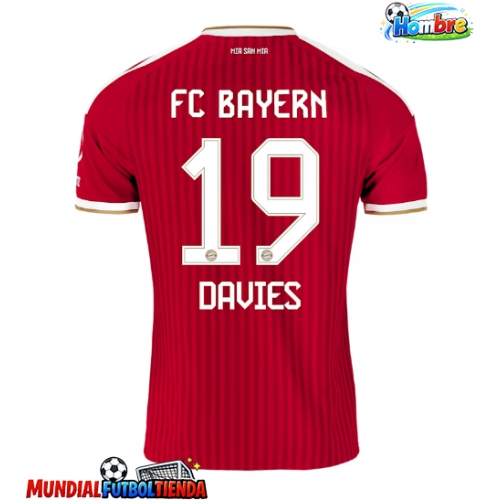 Camiseta Bayern Munich Alphonso Davies #19 Primera Equipación Replica 2026-27 mangas cortas